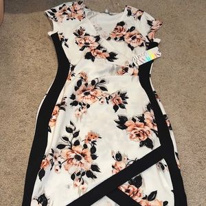 Bodycon floral dress. Brand New